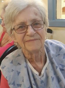 My mother, October 2019