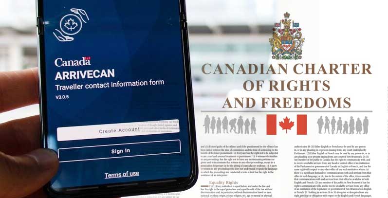 Les Canadiens demandent des dommages-intérêts en vertu de la Charte contre les autorités fédérales, en lien avec l’application ArriveCAN