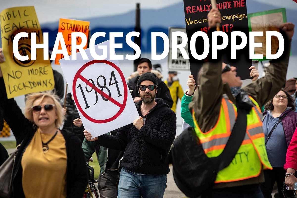 Le procès des manifestants anti-confinement est ajourné à Regina, trois chefs d’accusation ayant été abandonnés