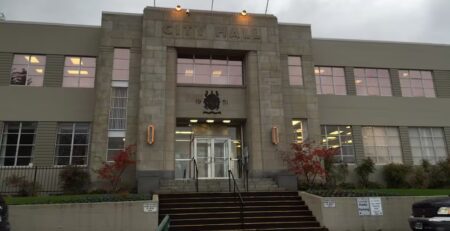 Hôtel de ville de Nanaimo (Crédit photo : CBC)