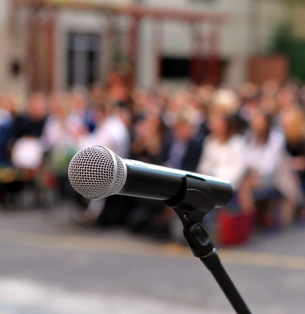 Public meeting (Courtesy of Wideonet)