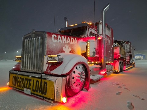 Le camion « Big Red » de Chris Barber (Courtoisie Chris Barber)