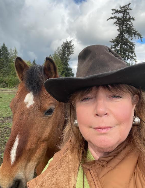 Kari Simpson avec son cheval Turbo (avec l’aimable autorisation de Kari Simpson)