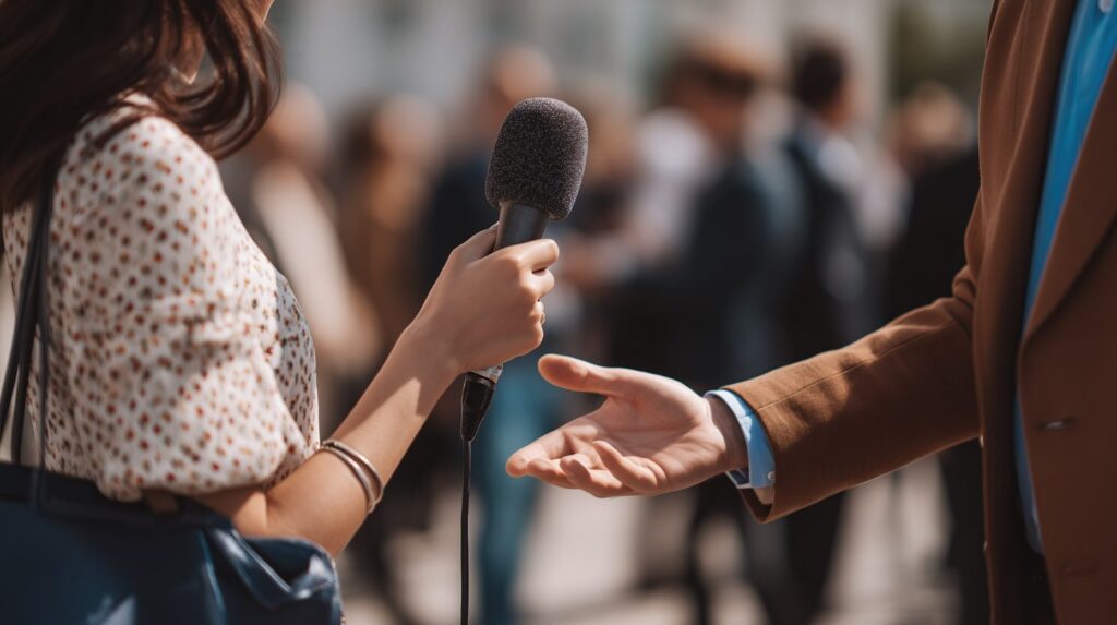 Journaliste (avec l’aimable autorisation d’Elena)